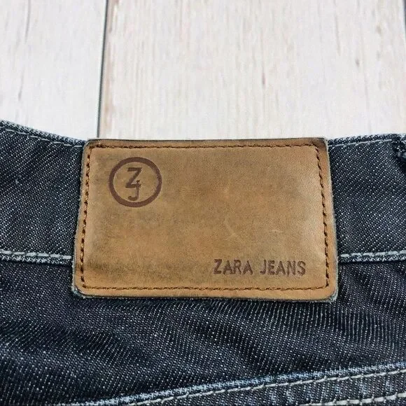 Zara Dark Wash Skinny Jeans Size 31 inseam… - Picture 8 of 9